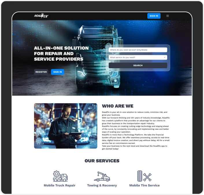Web and mobile application development from scratch