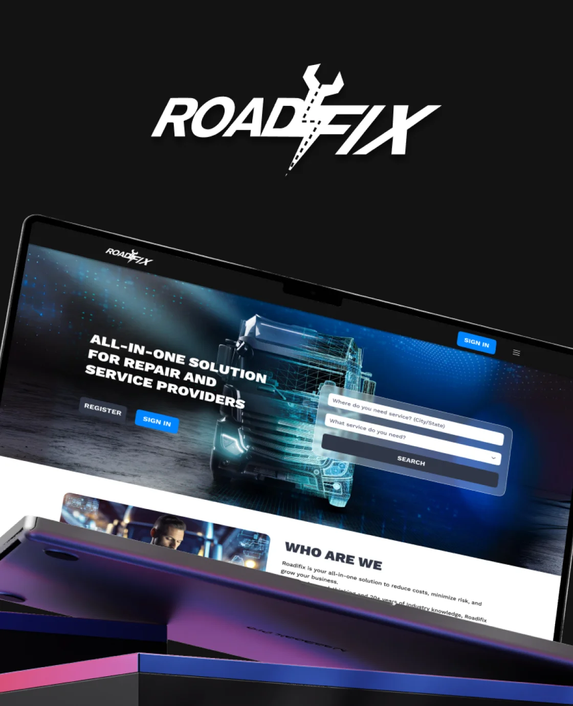 Roadifix: marketing, payment processing, and CRM development by Milies software development house