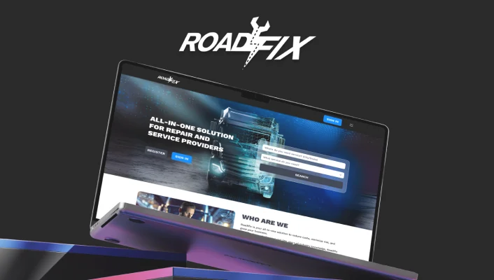 Roadifix: marketing, payment processing, and CRM development by Milies software development house
